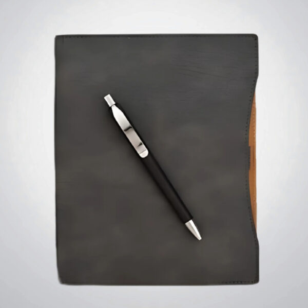 Premium PU Diary with Pen| 190 Pages| A5 Size| Non Dated